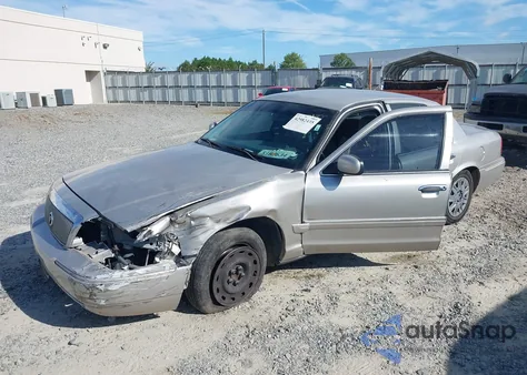 2004 Mercury Grand Marquis Gs из США, поврежденный, VIN 2MEFM74W84X687773